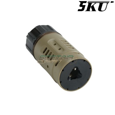 Muzzle Brake migliorato Pyro 14mm CCW TAN 5KU (5KU-349-T)