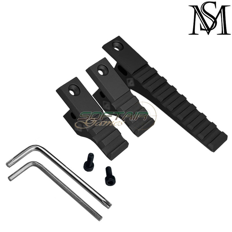 OMM Micro Mount ID Style BLACK for T1/T2 Mil-Sim (MS-027-BK)