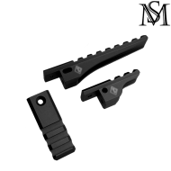 OMM PIC Mount ID Style BLACK per Picatinny Mil-Sim (MS-028-BK)