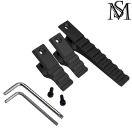 OMM PIC Mount ID Style BLACK for Picatinny Mil-Sim (MS-028-BK)