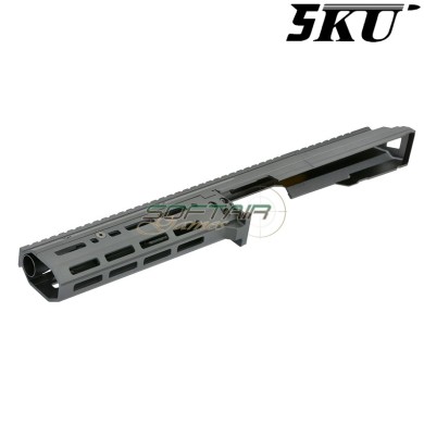 Handguard Set MK3 Monolithic BLACK per AK Cyma 5KU (5KU-368-BK)