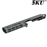 Handguard Set MK3 Monolithic BLACK per AK Cyma 5KU (5KU-368-BK)