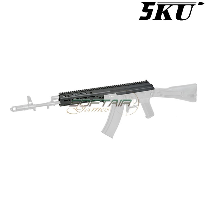 Handguard Set MK3 Monolithic BLACK for AK Cyma 5KU (5KU-368-BK)