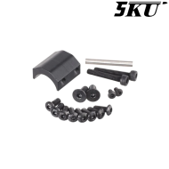 Handguard Set MK3 Monolithic BLACK per AK Cyma 5KU (5KU-368-BK)