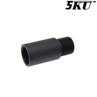 Outer Barrel Extension 1.0" for 14mm CCW 5KU (5KU-387)