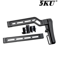 Set Calcio pieghevole Minimalist con adattatore 20mm Picatinny 5KU (5KU-390)