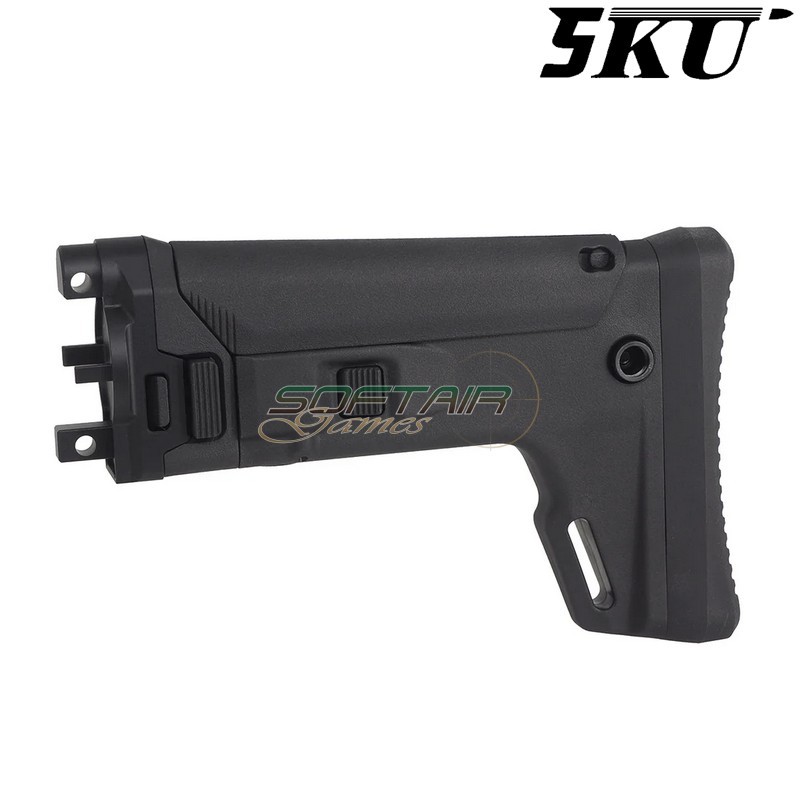 Adjustable Folding Stock ACR Style for Cyma MP5K Black 5KU (5KU-391-BK)