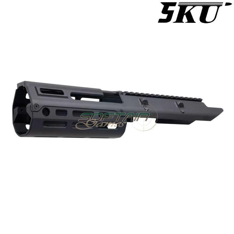 Handguard Monolithic BLACK per Marui Next Gen. MP5 5KU (5KU-393M)