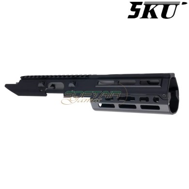 Handguard Monolithic BLACK per Marui Next Gen. MP5 5KU (5KU-393M)