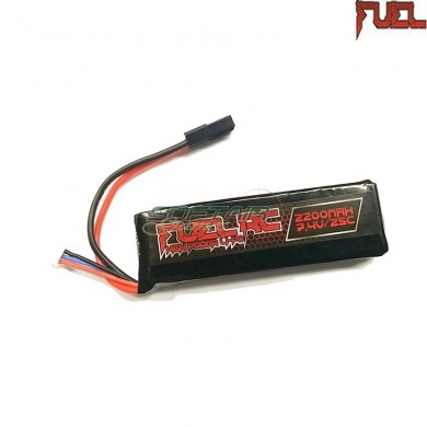 Lipo battery tamiya 7.4x2200 25c mini type fuel rc (fl-7.4x2200)