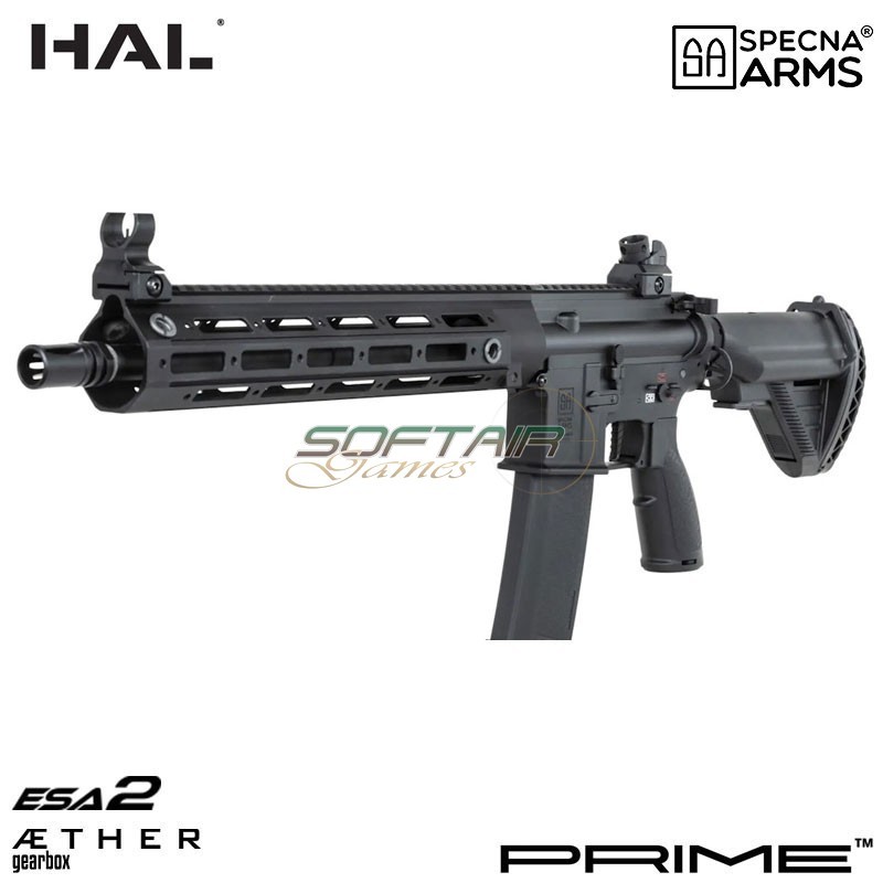 Electric Rifle sa-ph22 Prime Hal Brushless Black Specna Arms (spe-01-044120)