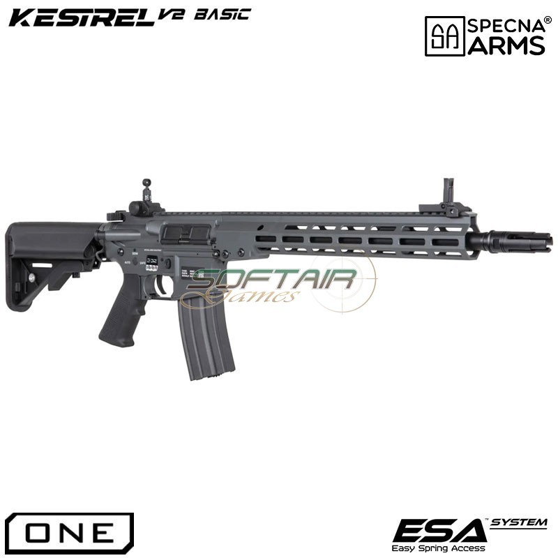 Fucile Elettrico sa-a34 One Kestrel etu Chaos Grey Specna Arms (spe-01-043421)