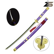 Katana Ornamentale con ILLUMINAZIONE LED versione bamboo (zs661vgdwd-ls)