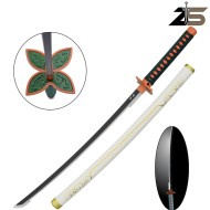 Katana Ornamentale Con ILLUMINAZIONE LED versione Bamboo (zs658wgdwd-ls)