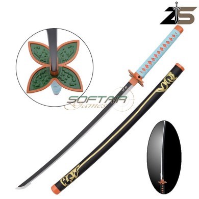 Ornamental Katana with Led Lighting Bamboo version (zs658bkgdwd-ls)