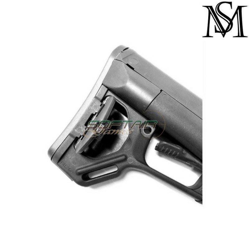 Stock Carbine style Black for M4 Mil-Sim Series (MS-169-BK)