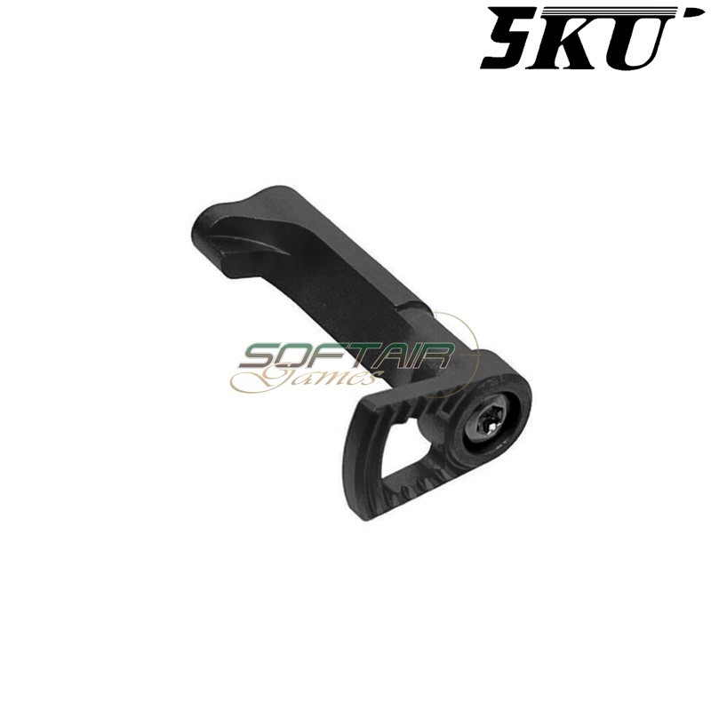 Aluminium IPSC Magazine Catch Type 2 For Tokyo Marui HI CAPA GBB Series BLK 5KU (5KU-GB-515-BK)