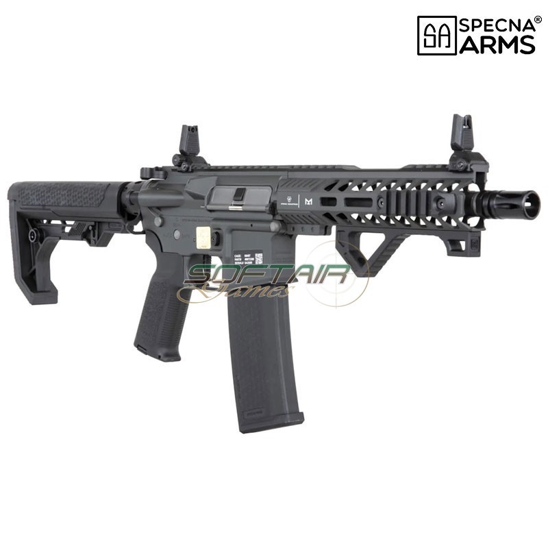 Fucile Elettrico RRA SA-P17 Prime Light Ops Stock Aster II ETU Nero Specna Arms (spe-01-043636)