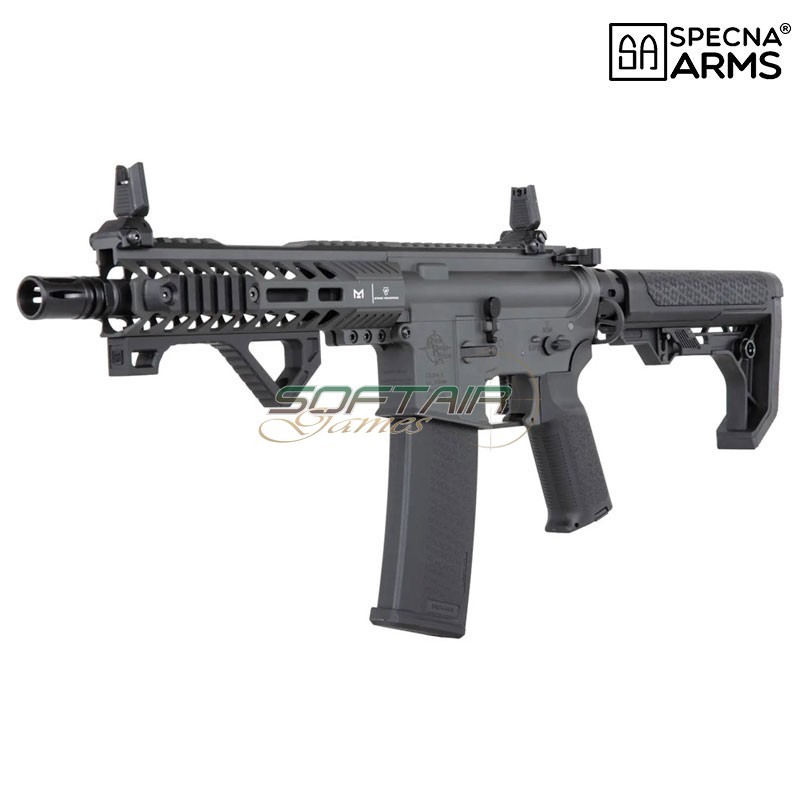 Fucile Elettrico RRA SA-P17 Prime Light Ops Stock Aster II ETU Nero Specna Arms (spe-01-043636)