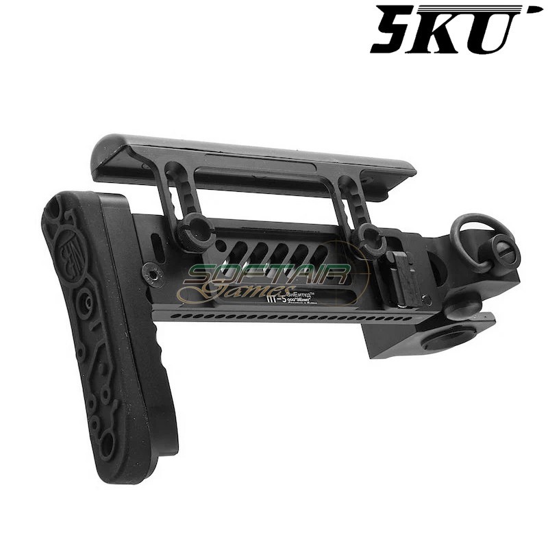 PT-5 ZENITCO Stock per Marui AKM GBB 5KU (5KU-GBTMAK-004-BK)