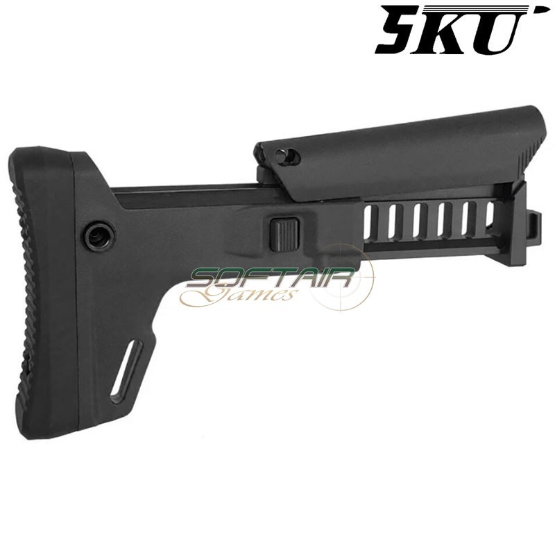 Folding Stock ACR style for Elettric Rifle AK Black 5KU (5KU-369-BK)