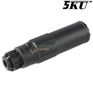 CGS Style SCI-SIX Suppressor with Flash Hider Black 5KU (5KU-400-BK)