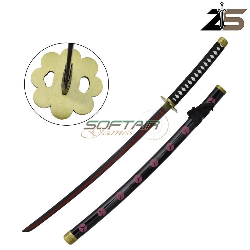 Ornamental Katana with Steel Blade Shusui Zoro Sword ZSwords (zs511-7)