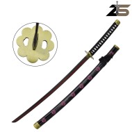 Ornamental Katana with Steel Blade Shusui Zoro Sword ZSwords (zs511-7) Ornamental Katana with Steel Blade Shusui Zoro Sword ZSwords (zs511-7)