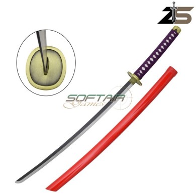 Ornamental Katana with Steel Blade Ryujin Jakka Sword ZSwords (zs512rd)