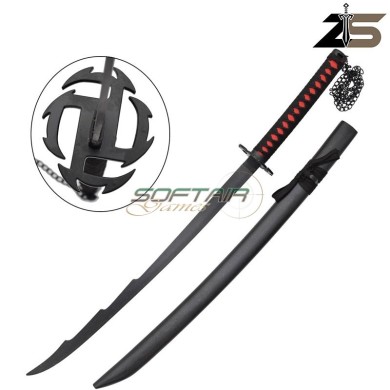 Ornamental Katana with Steel Blade Tensa Zangetsu Final Form ZSwords (zs542)