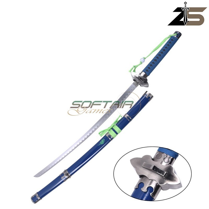 Katana Ornamentale con lama in acciaio al carbonio Blue Exorcist ZSwords (zs9010) Katana Ornamentale con lama in acciaio al carbonio Blue Exorcist ZSwords (zs9010)