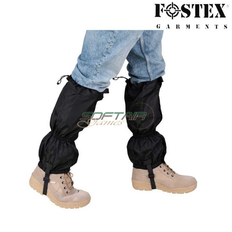BLACK wet weather gaiters Fostex (239400) BLACK wet weather gaiters Fostex (239400)