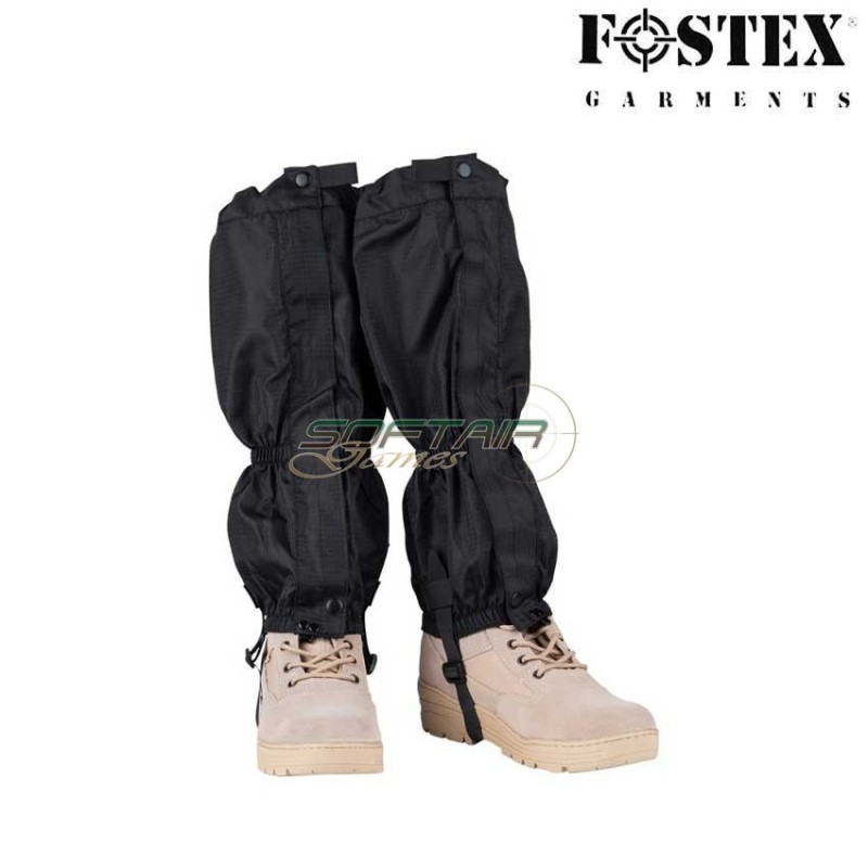 BLACK wet weather gaiters Fostex (239400) BLACK wet weather gaiters Fostex (239400)
