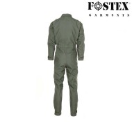 Tuta Intera Volo Pilota Aviatore Flight Suit SAGE GREEN FOSTEX (115262)