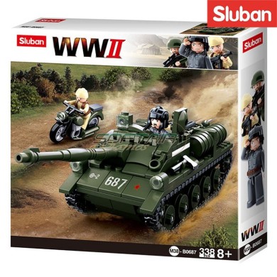 WWII Tank Destroyer Sluban (M38‑B0687)