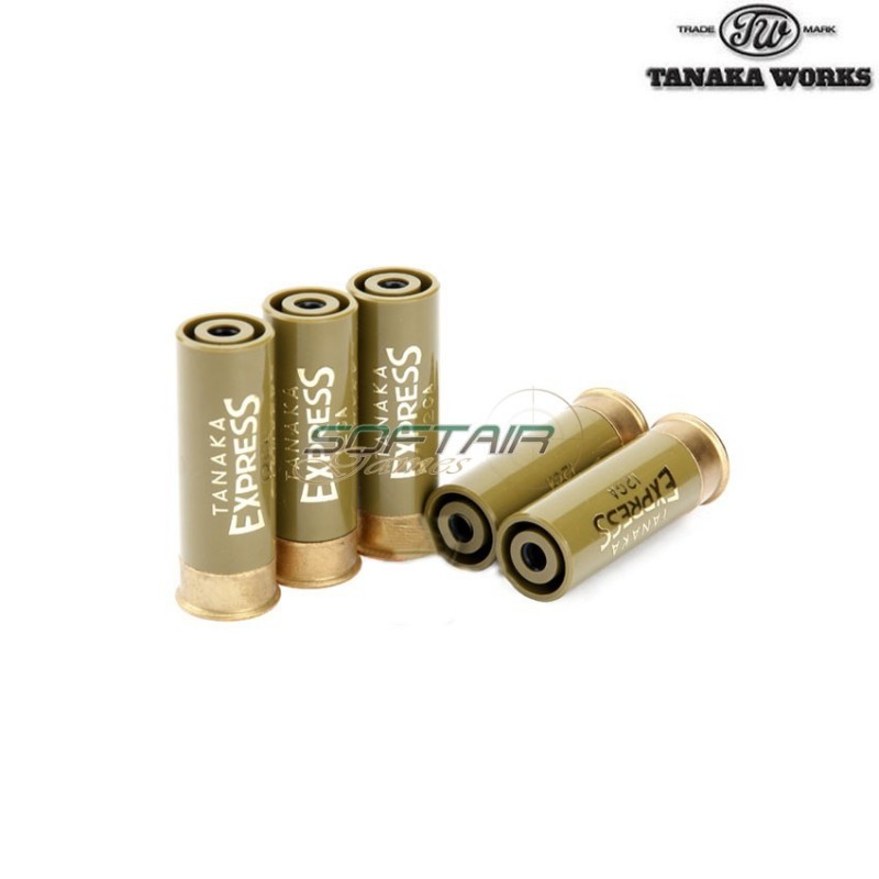 Cartridges Set 5pz Gas M1897 Tanaka (ta-s1897riot) 