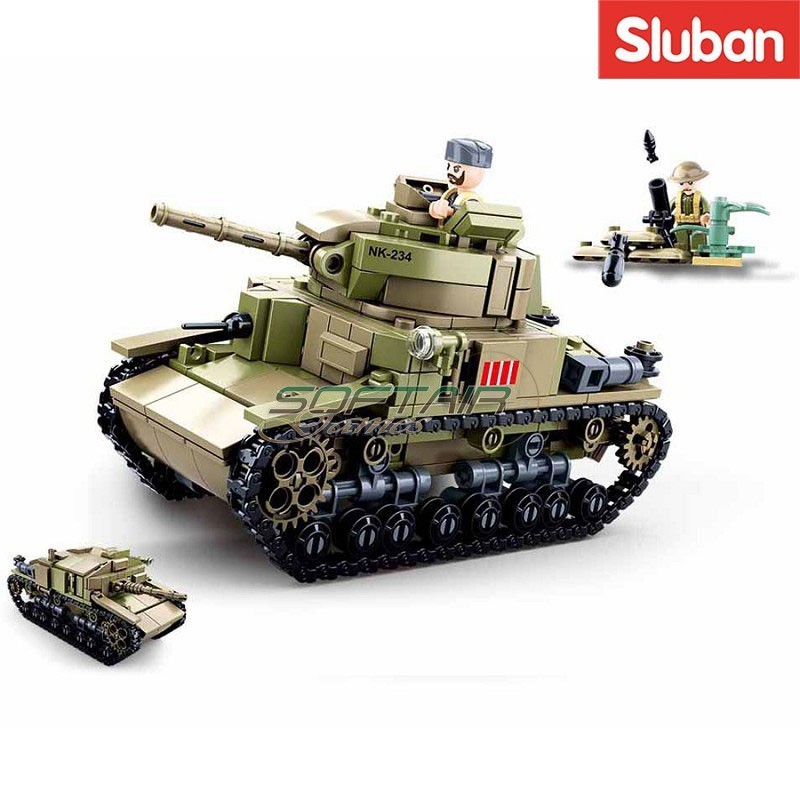 Carro Armato Italiano Medio 2in1 Sluban (M38-B0711)