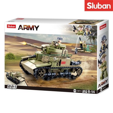 Medium Italian Tank 2in1 Sluban (M38-B0711)