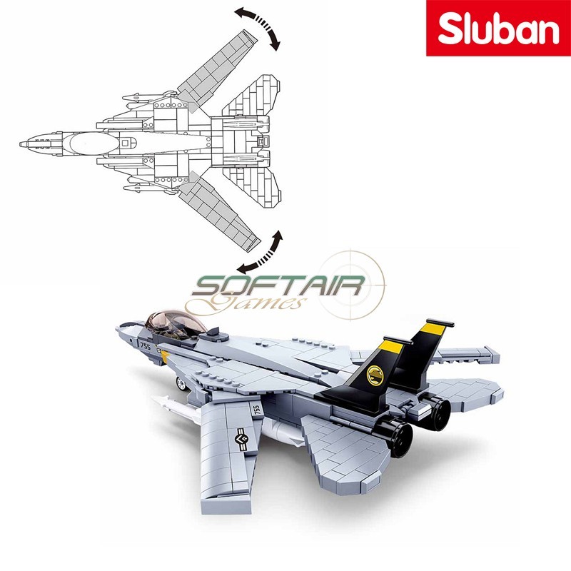 Jet Fighter F-14 US Tomcat Sluban (M38-B0755)