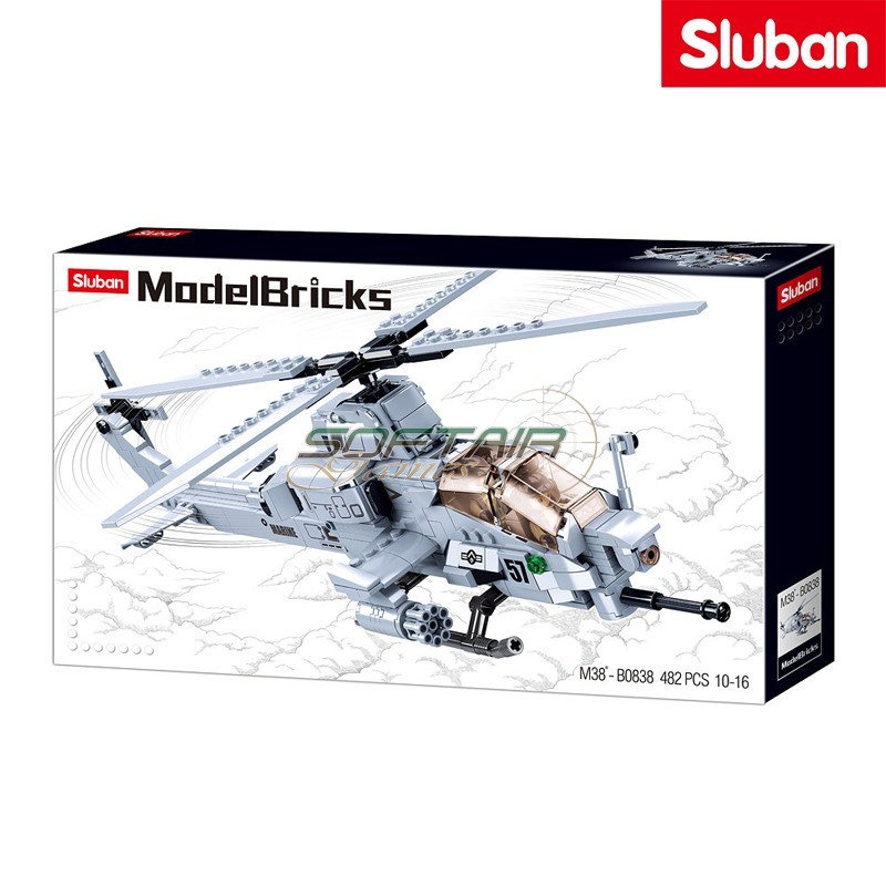 AH‑1Z Viper Attack Helicopter Sluban (M38-B0838)