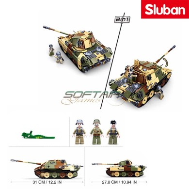 2in1 German Tank Sluban (M38-B0859)