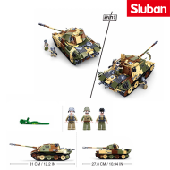 2in1 German Tank Sluban (M38-B0859)