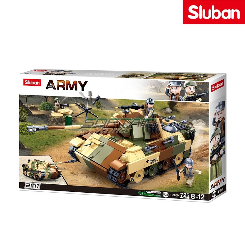 Carro Armato Tedesco 2in1 Sluban (M38-B0859)