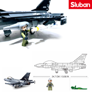 Aereo da combattimento F-16C Falcon Sluban (M38-B0891)