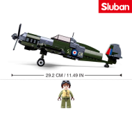 Caccia Supermarine Spitfire Inglese Sluban (M38-B0712)