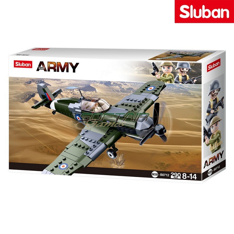 British Supermarine Spitfire Fighter Sluban (M38-B0712)