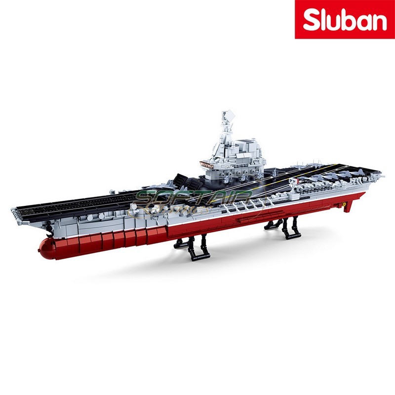 Portaerei PLA Navy Shandong 2in1 Sluban (M38-B0698)