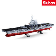 PLA Navy Shandong Aircraft carrier 2in1 Sluban (M38-B0698)