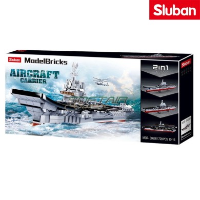 Portaerei PLA Navy Shandong 2in1 Sluban (M38-B0698)