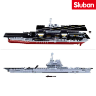 PLA Navy Shandong Aircraft carrier 2in1 Sluban (M38-B0698)